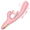 Vibrador De Masaje Telescópico Para Chupar La Lengua 3 En 1 Para Mujeres (rosa)