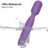 Vibrador De Masaje A Prueba De Agua De 16 Frecuencias Para Mujeres (púrpura)