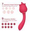 Vibrador De Masaje Para Lamer La Lengua Rosa 2 En 1 Para Mujeres (rosa)