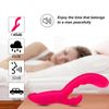 Vibrador De Masaje De Silicona De 16 Frecuencias Para Mujer (rosa Roja)