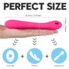 Vibrador De Masaje De Succión Multifrecuencia 2 En 1 Para Mujeres (rojo Rosa)