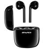 Auriculares Bluetooth Estuche Carga Control Táctil Impermeable Ipx4 Awei Negro