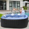 Spa Hinchable Cuadrado 185 Cm 185x185cm Red Deco Outdoor Tekapo Gris