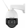 Cámara Ip Domo Ptz De 4mp Wifi Para Exteriores Con Zoom Óptico De 18x Y Seguimiento Inteligente - Foscam Sd4h.negra