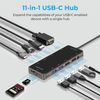 Hub 11-en-1 Vga 1080p, 100w, Hdmi 4k, Usb 3.0 Promate Primehub-pro