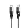 Cable Usb-c A Lightning, Nylon, 1,2m, 20w, Icord-pd20 – Negro
