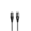 Cable Usb-c A Lightning, Nylon, 1,2m, 20w, Icord-pd20 – Negro