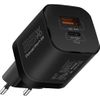 Cargador Ganfast, Usb-c, Usb-a, Pd 33w, Promate Powerport33 - Negro