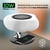 Luz De Mesa De Noche Madera De Arce, Altavoz Tws 10w Cargador Qi Inalámbrico 10w Promate Homecloud