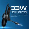 Cargador Coche 33w Usb-c Espiral Puerto Qc 18w Promate Powerdrive-33pdc