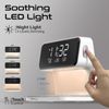 Despertador Cargador Inalámbrico Doble Alarma Función De Siesta Pantalla Led 3 Modos De Luz 15w Promate Lumix-15w