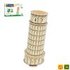 Puzzle 3d Torre Inclinada De Pisa 50 Pzas Tamaño Montado: 25 X 10 X 11cm