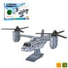 Puzzle 3d Aircraft Mv-22 Osprey 50 Pzas Tamaño Montado: 45 X 33 X 22 Cm