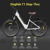 E-bike Bicicleta De Trekking Eleglide T1 Step-thru 27.5 Zoll Blanca