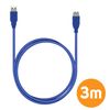 Cable Alargador Usb Usb 3.0 Macho A Usb 3.0 Hembra De 3 M Color Azul - Linq