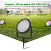 Proyector Led De Jardín Con Pincho 15w Rgb+cct Control Rf/wifi  | Mi Light