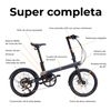 Bicicleta Eléctrica Urbana Xiaomi Qicycle C2 Con Cesta De Regalo, App, Pedaleo Asistido, Autonomía 65km, 8 Velocidades, Pantalla Led, Negro