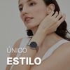 Hifuture Aura Reloj Inteligente Mujer, Pantalla Amoled De Acero Inoxidable De 1,04pulgadas, Monitor De Frecuencia Cardíaca, Resistente Al Agua Ip68 Smartwatch Para Android E Ios