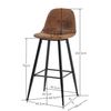 Set 4 Retro Vintage Bar Tabures Meubles Cosy 45*49.5*101.5cm