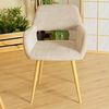 Set 6 Sillas Comedor Escandinavo Tela Meubles Cosy 56x56x78cm Beige