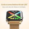 Smartwatch Chronus P66 1.85'' Responder/hacer Llamadas,24 Modos Deportivos(oro Rosa）