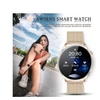 Smartwatch Chronus Ak37 Reloj Conectado Mujer, Control Música(oro Rosa）