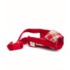 Bozal Para Perros Velcro Tartán Rojo Pamppy Talla L