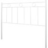 Cabecero De Forja Gallego, Color Blanco Cabezal Para Cama De 90 Cm, Cama Juvenil (95 Cm X 125 )