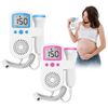 Doppler  Monitor Portátil De Frecuencia Cardíaca Para Bebé Embarazada, 3,0 Mhz, Medidor De Embarazo, Detector De Ultrasonido De Sonido Fetal Color Rosado