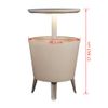 Mesa Nevera Bar Iluminada Blanca 232924 Keter