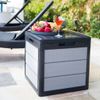 Caja De Almacenaje Para Jardín Denali Gris Antracita 113 L Keter