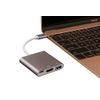 Adaptador Multipuerto Usb-c Para Usb, Usb-c (usb Pd), Compatible Con Hdmi 4k Plata