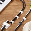 Recogecables Autoadhesivo , 50 Unidades White