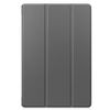 Funda De Cuero De Pu/pc Gris, De Tres Pliegues Para Samsung Galaxy Tab S7 Plus / Fe / Lite.