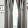 Sujeta Cortinas Magnético, Gris Plateado, Pack De 2 Unidades.   2 Paquetes