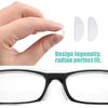 Almohadillas De Nariz De Silicona Transparente Para Gafas, 5 Pares (19 Mm)