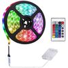 Tira De Luz Con Mando A Distancia Led Rgb 2 M Ip65 Resistente Al Agua