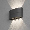 Lámpara Led De Pared Chieri Gris Antracita 6x1,2w Konstsmide