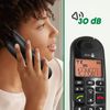 Teléfono Fijo Senior Dect Con Contestador Phoneeasy 105wr Doro Negro