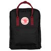 Mochila Unisex Adulto Fjällräven Kånken Clásica Negro/ox Rojo