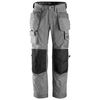 Snickers Workwear-32231804144-3223 Pantalón Solador Rip-stop Con Bolsillos Flotantes Gris-negro Talla 144