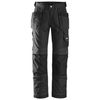 Snickers Workwear-32130404042-3213 Pantalón Largo Rip-stop Con Bolsillos Flotantes Negro Talla 42