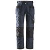 Snickers Workwear-32139504152-3213 Pantalón Largo Rip-stop Con Bolsillos Flotantes Azul Marino-negro Talla 152