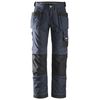 Snickers Workwear-32139504152-3213 Pantalón Largo Rip-stop Con Bolsillos Flotantes Azul Marino-negro Talla 152