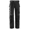 Snickers Workwear-33130404156-3313 Pantalón Largo Rip-stop Negro Talla 156