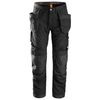 Snickers Workwear-62010404096-6201 Pantalón Largo Allroundwork Con Bolsillos Flotantes Negro Talla 96