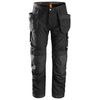 Snickers Workwear-62010404096-6201 Pantalón Largo Allroundwork Con Bolsillos Flotantes Negro Talla 96