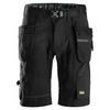 Snickers Workwear-69040404048-6904 Pantalón Corto Flexiwork+ Con Bolsillos Flotantes Negro Talla 48