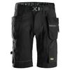 Snickers Workwear-69040404048-6904 Pantalón Corto Flexiwork+ Con Bolsillos Flotantes Negro Talla 48