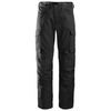 Snickers Workwear-68010404152-6801 Pantalón Largo Servicios + Portarodilleras Negro Talla 152